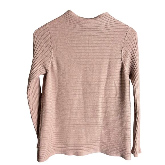 Eileen Fisher Ribbed Funnel Neck Sweater Pink Size PS - Picture 6 of 8